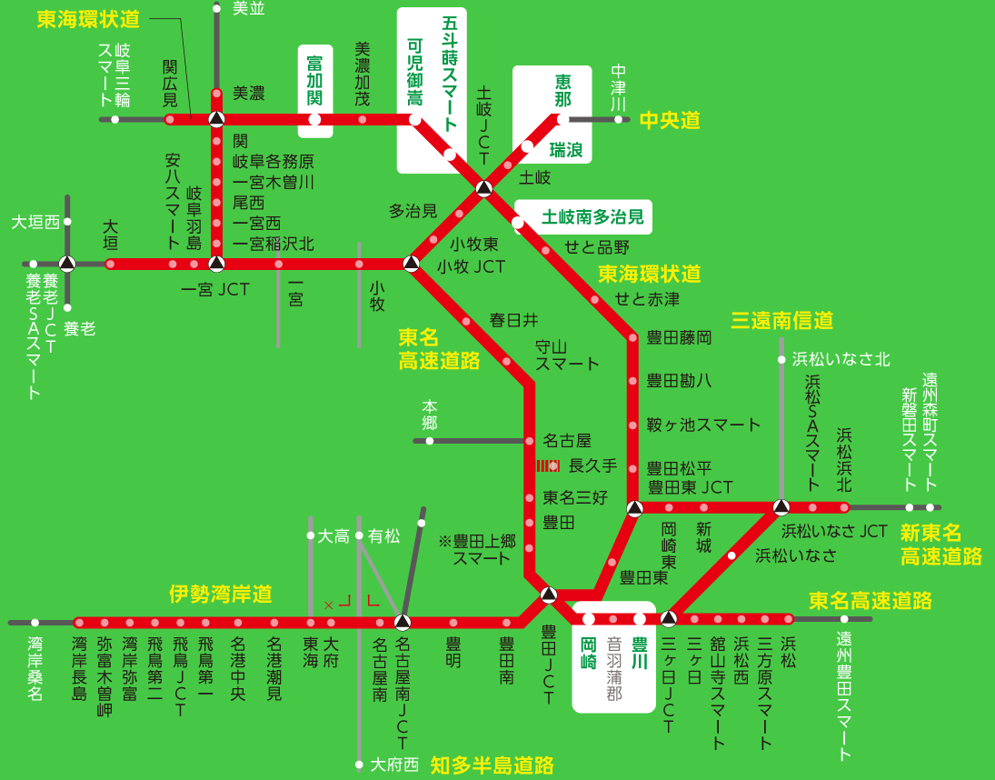 図：エリアマップ
