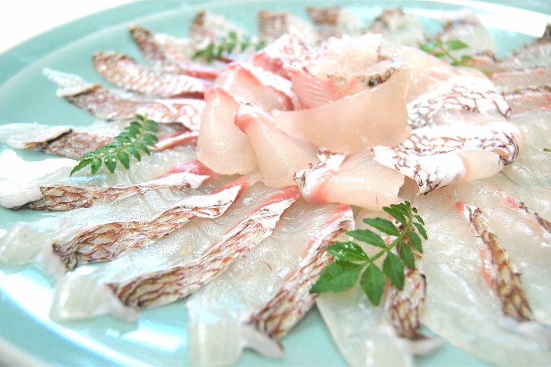 一志温泉食事/鯛しゃぶコース