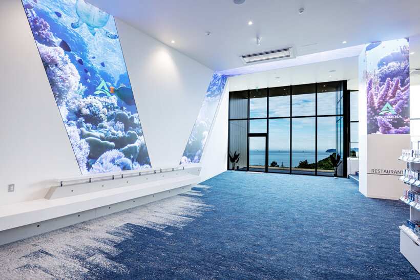 二丈カントリークラブのラウンジ