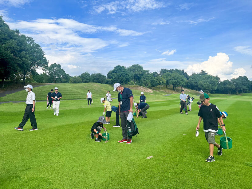 ファーストティイベントの様子