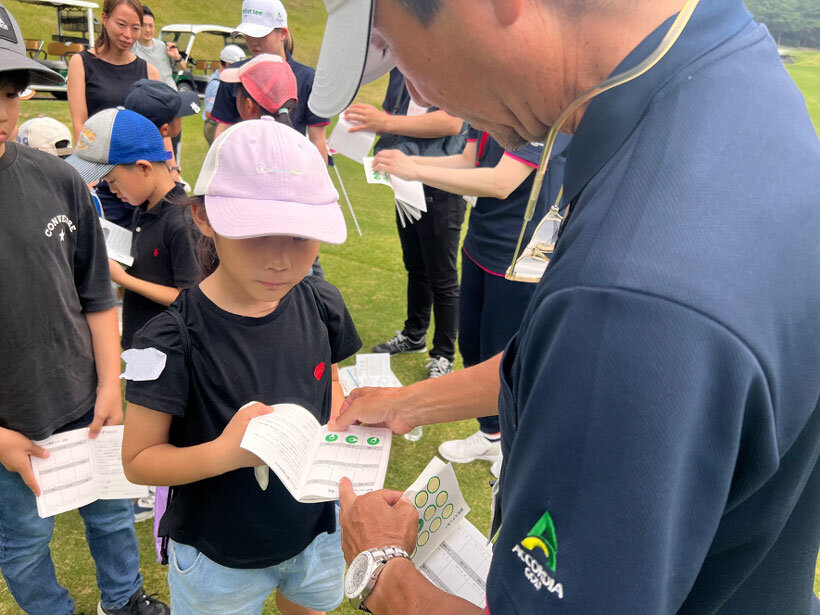 ファーストティイベントの様子