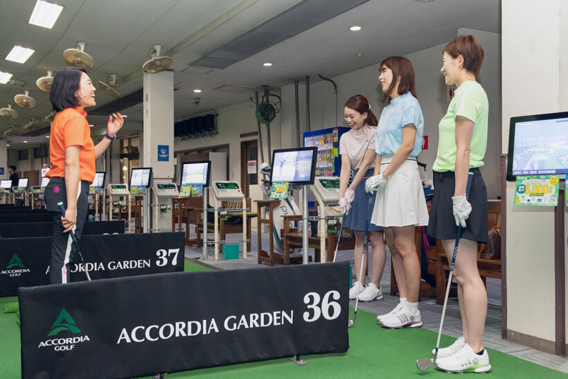 ジンジャーゴルフチームのメンバー。