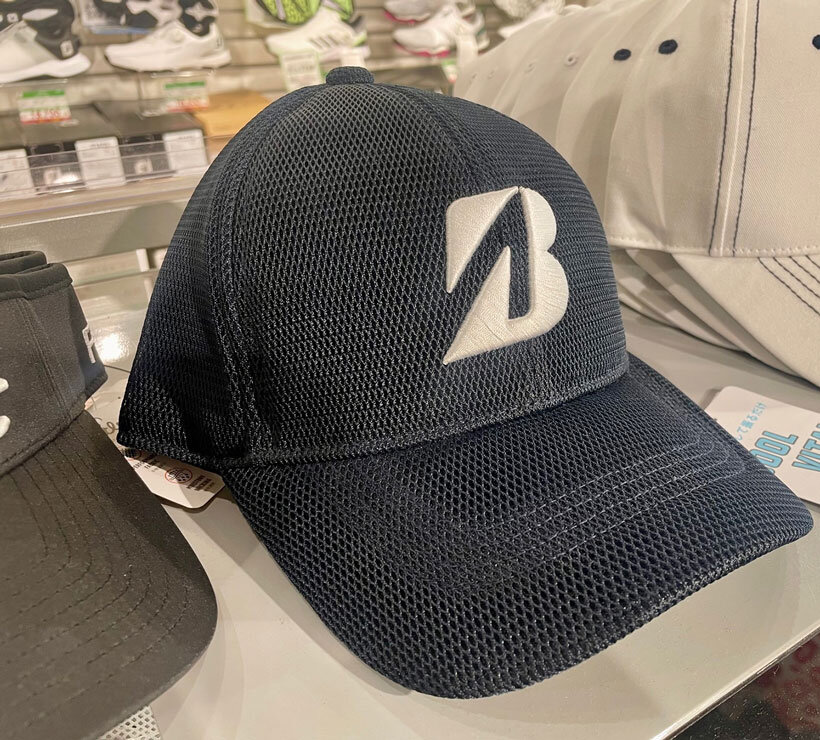 ブリヂストンゴルフのメッシュキャップ