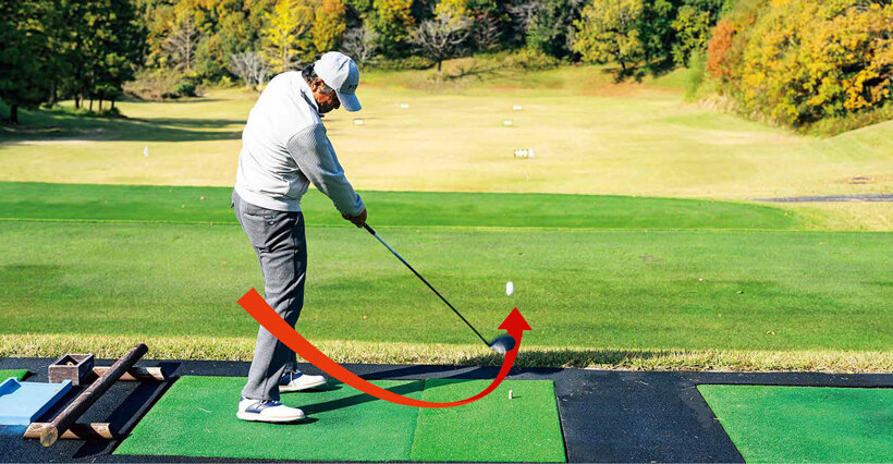 右へ行く・右へ曲がる原因は「インサイドアウト」