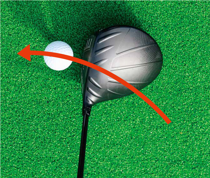 右へ行く・右へ曲がる原因は「インサイドアウト」