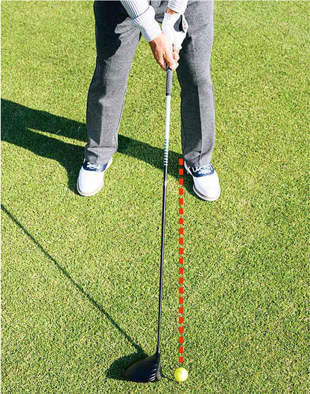 冨永浩プロのゴルフレッスン／通常のアドレス