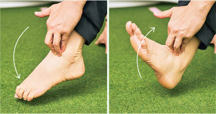 自宅＆ゴルフ場でもできる！ ​足首の簡単ヘルスケア