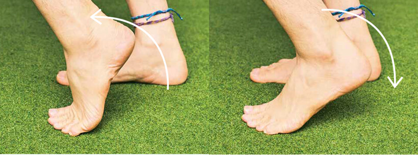 自宅＆ゴルフ場でもできる！ ​足首の簡単ヘルスケア