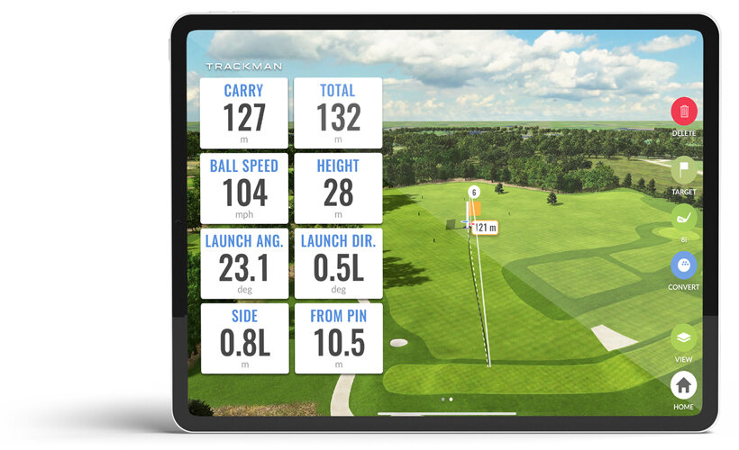 弾道測定器の画面