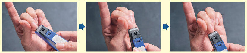 正しい爪の切り方