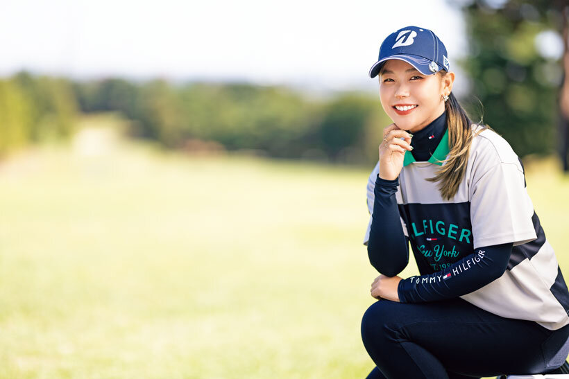 笑顔の吉田優利プロ