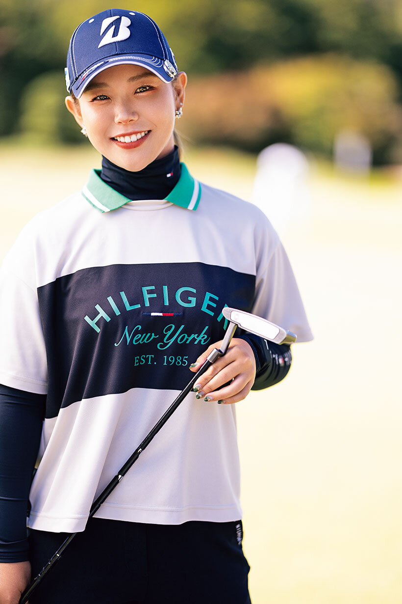 笑顔の吉田優利プロ