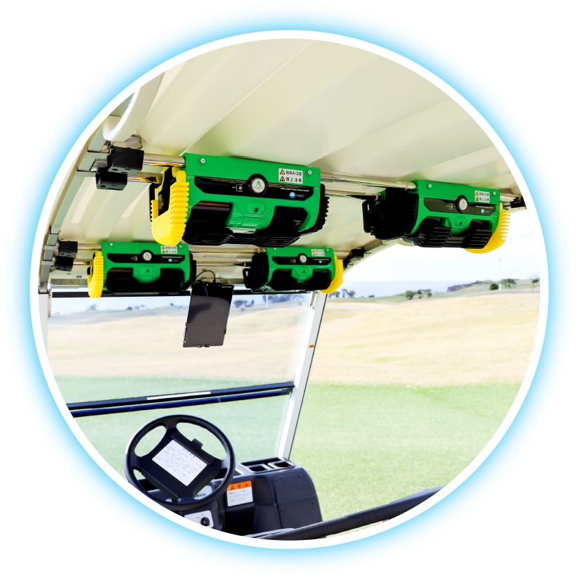 Point03 後部座席にも完備！